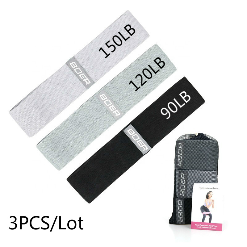 Sports Equipment Online - 3PCS Frauen Männer Stoff Widerstand Bands