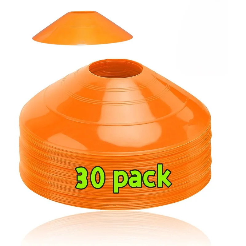 Sports Equipment Football - 30er-Pack Fußball-Trainingskegel, Agility-Übungskegel, Fußballkegel, Markierungskegel für