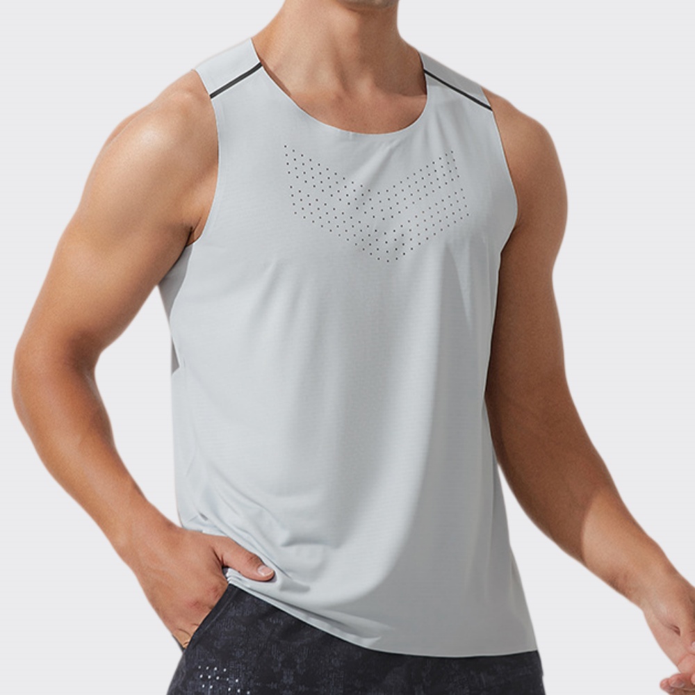 Sports Equipment Gym - Herren Gym-Weste Schnelltrocknend Lauf-Workout Ärmelloses Shirt