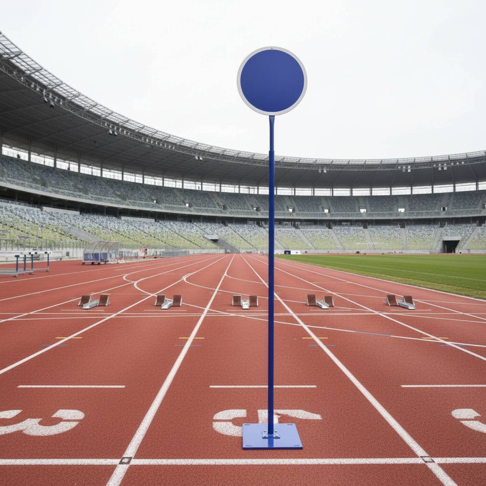 Sports Equipment With A - Athletik-Startpodium, rutschfester mobiler Schiedsrichterständer, Sportausrüstung, verdickt