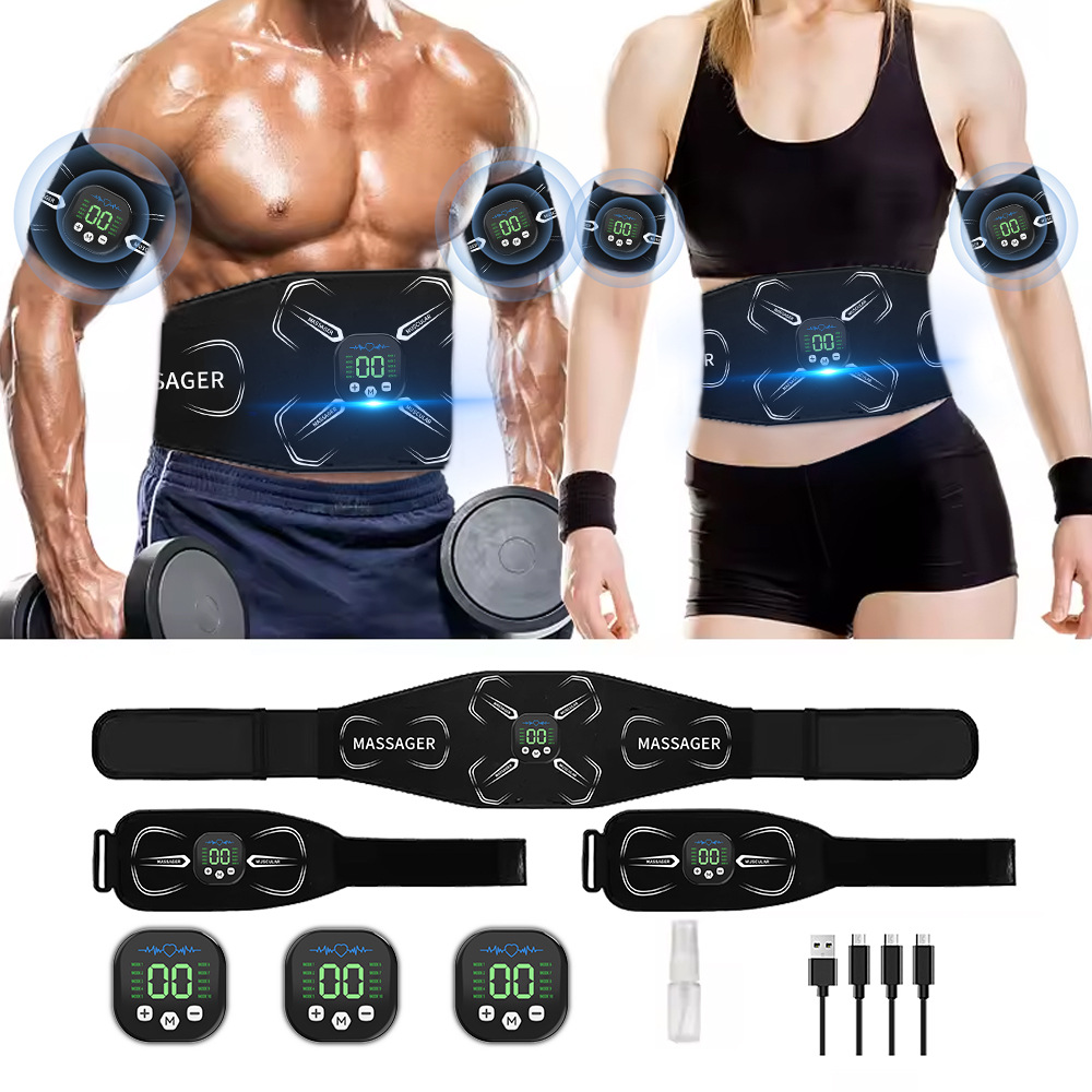Sports Equipment Online - EMS Muskelstimulator Bauchtrainer Abs Toner Arm