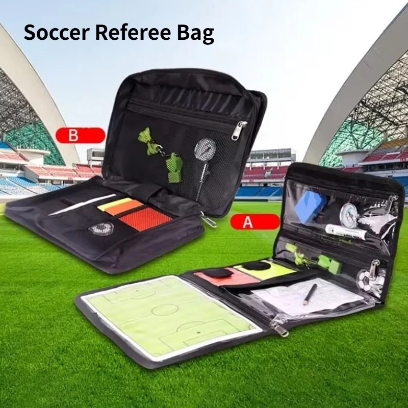 Sports Equipment Football - Fußball-Schiedsrichter-Taschenset Professionelle Fußball-Geldbörse für Schiedsrichterausrüstung Tragbares